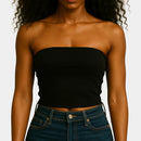 Kit com 5 Tops Faixa Femininos – Tube Top Tomara que Caia Leve | Estilo Blogueirinha