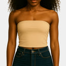 Kit com 5 Tops Faixa Femininos – Tube Top Tomara que Caia Leve | Estilo Blogueirinha