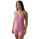 Pijama Baby Doll Amamentação Luxo – Modelo Americano com Botões e Conforto Premium