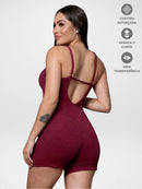 Macaquinho Fitness Feminino Canelado – Modela o Corpo, Valoriza as Curvas e Garante Máximo Conforto