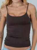 Regata Fitness Feminina em Poliamida – Alça Fina, Caimento Slim e Conforto Premium