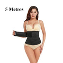 Cinta Modeladora Invisível Preta – Faixa Ajustável que Afina a Cintura e Modela o Abdômen